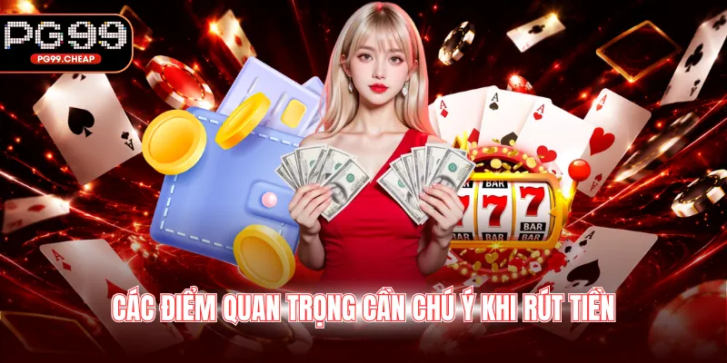 Các điểm quan trọng cần chú ý khi rút tiền